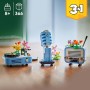 LEGO Creator 3 en 1 Tocadiscos con Flores Vintage, Set de Construcción Musical Convertible en Radio Retro o Micrófono de