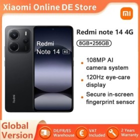 Redmi Note 14 4G versión Global, Pantalla AMOLED de 6,67 pulgadas, 120