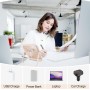 JOPHEK USB Fan, 3000 mAh Portable Table Fan – 5 Speeds Mini Silent Fan for Office, Home, Travel, Camping (White)