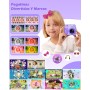 LETSHAHA Instant Photo Camera, 1080P 20MP 10 x 2.4 Inch Instant Photo Camera with 32 GB Card and Three Rolls of Printer Paper,