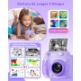 LETSHAHA Instant Photo Camera, 1080P 20MP 10 x 2.4 Inch Instant Photo Camera with 32 GB Card and Three Rolls of Printer Paper,