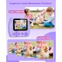 LETSHAHA Instant Photo Camera, 1080P 20MP 10 x 2.4 Inch Instant Photo Camera with 32 GB Card and Three Rolls of Printer Paper,