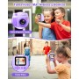LETSHAHA Instant Photo Camera, 1080P 20MP 10 x 2.4 Inch Instant Photo Camera with 32 GB Card and Three Rolls of Printer Paper,