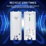 TechKen Paquete de 4 Estaciones de Carga de batería Recargable para Mando a Distancia Wii