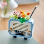 LEGO Creator 3 en 1 Tocadiscos con Flores Vintage, Set de Construcción Musical Convertible en Radio Retro o Micrófono de