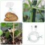 Bridas para Plantas Trepadoras 200 Piezas Lazos de Plantas Verdes 1 Mmbridas Pequeñas para Plantas 20 cm Bridas Ajustables para
