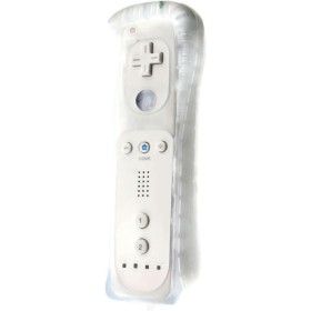 AMGGLOBAL® Remote Controller in Blue Red White Black Pink For Nintendo Wii Remote Wii + Free Silicone Cover