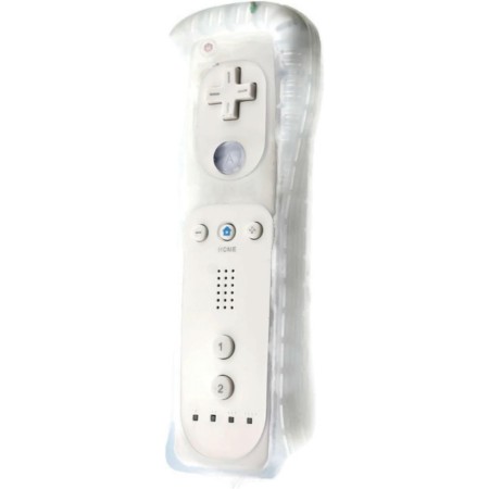 AMGGLOBAL® Remote Controller in Blue Red White Black Pink For Nintendo Wii Remote Wii + Free Silicone Cover