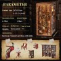MiniCity Book Nook Kit, DIY Miniatur Dollhouse Booknook Kit(Beyond Library MAX)