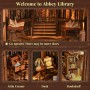 MiniCity Book Nook Kit, DIY Miniatur Dollhouse Booknook Kit(Beyond Library MAX)