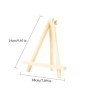 Caballete de madera para pintar, soporte triangular plegable para exhi