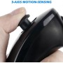 AFUNTA Nunchuck Controlador Gamepad para Nintendo Wii U, 2 Packs Reemplazo Mando para Wii U Videojuego - Negro, Blanco