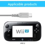Cargador para Wii U Gamepad, cable de alimentación adaptador de CA de repuesto para Nintendo Wii U Gamepad