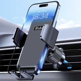Blukar Soporte Móvil Coche, Soporte Teléfono Coche Universal del Aire Ventilación con Clip Superestable, Operación Sola Mano y