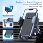 Blukar Soporte Móvil Coche, Soporte Teléfono Coche Universal del Aire Ventilación con Clip Superestable, Operación Sola Mano y
