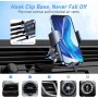 Blukar Soporte Móvil Coche, Soporte Teléfono Coche Universal del Aire Ventilación con Clip Superestable, Operación Sola Mano y