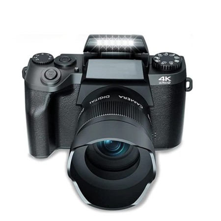 Cámara Digital 4K con pantalla táctil de 4,0 ", lente fija de 52mm, Wi