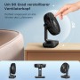 EasyAcc USB Table Fan, 4000mAh Rechargeable Quiet Fans, Powerful with 4 Speeds, Mini Base Fast Charging, Portable Fan for Home,