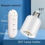 E27 60W Control remoto inalámbrico temporizador inteligente interrupto