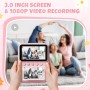 CalineGam Instant Children's Photo Camera, 3.0 Inch HD Screen 48MP Instant Camera Children with 32GB Card, 1080P Children's