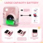 CalineGam Instant Children's Photo Camera, 3.0 Inch HD Screen 48MP Instant Camera Children with 32GB Card, 1080P Children's