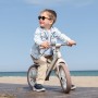 KikkaBoo LANSER Pedalless Bike, Child Bike 2 Years, Balance Bike, From 2 to 6 Years, Ultralight, Adjustable Saddle, Beige
