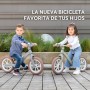 KikkaBoo LANSER Pedalless Bike, Child Bike 2 Years, Balance Bike, From 2 to 6 Years, Ultralight, Adjustable Saddle, Beige