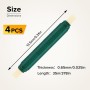 Set de 4 Alambres Verdes 0,65 mm, Alambre Fino y Resistente para Flores, Alambre para Jardín en Bobina de Madera, Alambre