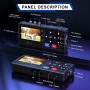 PORTTA VHS to Digital Convertidor, VHS a Digital Grabador con Remote, RCA to HDMI Converter Compatible con VHS, VCR, DVR, DVD,
