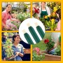 Set de 4 Alambres Verdes 0,65 mm, Alambre Fino y Resistente para Flores, Alambre para Jardín en Bobina de Madera, Alambre