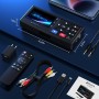 PORTTA VHS to Digital Convertidor, VHS a Digital Grabador con Remote, RCA to HDMI Converter Compatible con VHS, VCR, DVR, DVD,