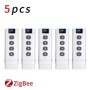 TUYA ZigBee casa inteligente inalámbrico 4 Gang interruptor de escena 