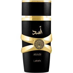 Lattafa Asad Perfume, fragancia refrescante de madera y almizcle, 100 ml, perfume unisex (paquete de 1)