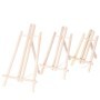 Caballete de madera para pintar, soporte triangular plegable para exhi