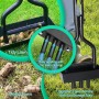 Aireador Cesped, 110cm Aireador Cesped Escarificador Cesped Manual, Aireador de Césped de Jardinería, Escarificador Cesped