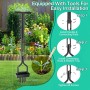 Aireador Cesped, 110cm Aireador Cesped Escarificador Cesped Manual, Aireador de Césped de Jardinería, Escarificador Cesped