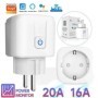 Tuya Wifi enchufe inteligente EU16A/20A enchufe inteligente con monito