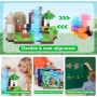 ToyUnited Magnetic Building Blocks, 100 Pcs Magnetic Blocks Ages 4+, Magnetic Toys for Building World Ages 5, 6, 7, 8, 9 Kids,