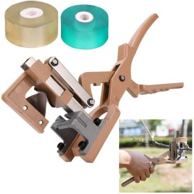 Juego de tijeras de injerto de jardín, kit profesional de herramientas de corte de poda, con 2 cintas de injerto, para ramas
