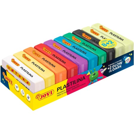 Jovi 50 Mini Clay Tray 10 Units Assorted Colours