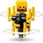 LEGO Minecraft La Batalla de Lava del Inframundo Juguete de Construcción con Figura de Álex con Armas y Espada y Más Personajes,
