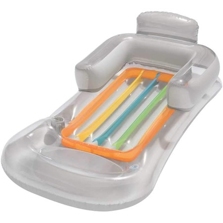 Bestway 43028 - Fashion Design Ergonomic Plastic Lounge Chair, Assorted Colors, 1 Piece