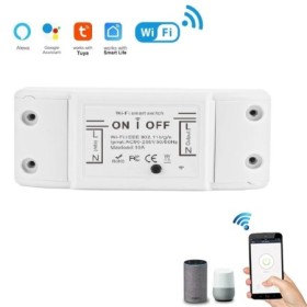 Interruptor inteligente WiFi 10A, interruptor de Control inalámbrico p