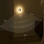 Xiaomi Mijia-luz nocturna con 3 sensores de movimiento, lámpara de noc