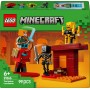 LEGO Minecraft La Batalla de Lava del Inframundo Juguete de Construcción con Figura de Álex con Armas y Espada y Más Personajes,