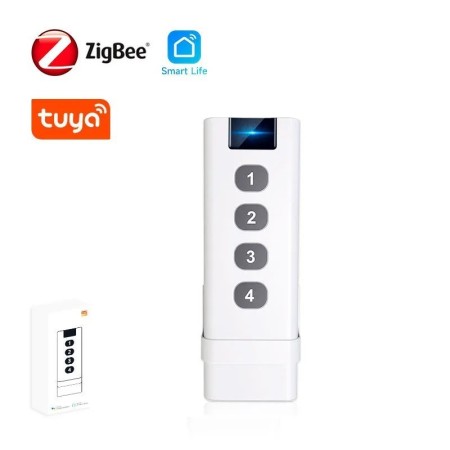 Interruptor de Escena Inteligente Tuya ZigBee, Mini diseño portátil pa