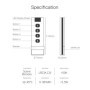 Interruptor de Escena Inteligente Tuya ZigBee, Mini diseño portátil pa