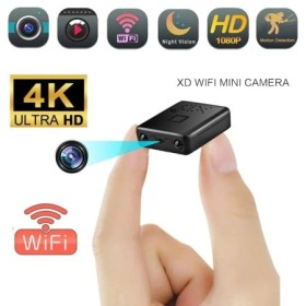 Minicámara Wifi Full HD 1080P para el hogar, videocámara de seguridad 