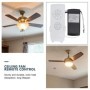 Lámpara de ventilador de techo Universal, Kit de Control remoto inteli