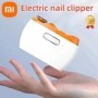 Cortauñas eléctrico inteligente Xiaomi 2 en 1, cortauñas automático co